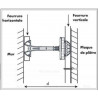 ▷  APPUI INTERMEDIAIRE REGLABLE 120 MM au meilleur prix -  Appuis Wurth