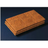 ▷  Plaque de fibre de coco Long. 1,250m Larg. 62,5cm - Ep. 25mm au meilleur prix -  Isolation phonique des murs - plafonds