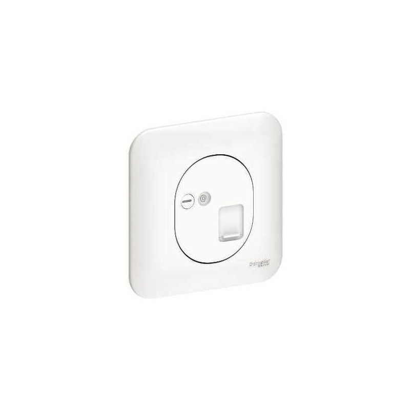 ▷  Ovalis - prise RJ45 - cat.5e UTP - grade 1 - téléphone - sans plaque de finition Schneider Electric au meilleur prix -  Inter