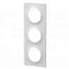 ▷  Plaque STYLE blanc 3 Postes 71mm au meilleur prix -  Interrupteurs et prises Schneider