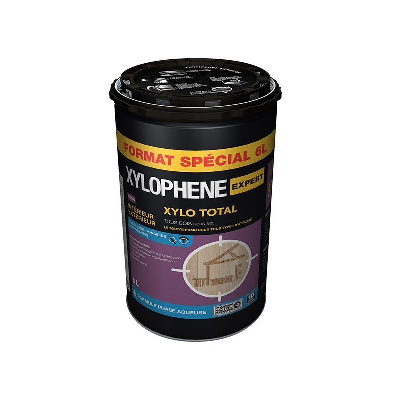 ▷  XYLOPHENE Total +20% gratuit 5L au meilleur prix -  Traitement du bois