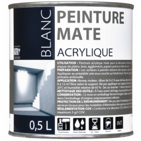 BATIR 1° Acrylique mat 2,5L blanc