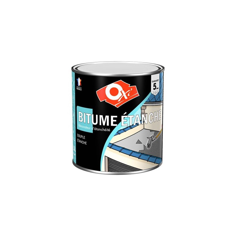 OXI Mastic bitume étanche 0,5L noir