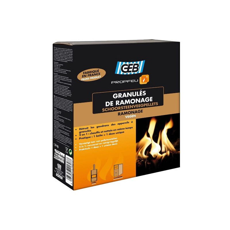 GEB Granules de ramonage 1.5kg GEB Granules de ramonage 1.5kg