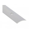 ROMUS Seuil 1/2 bombé percé blister - inox - 1660x30mm