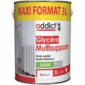 ADDICT Laque multi-supports satin blanc