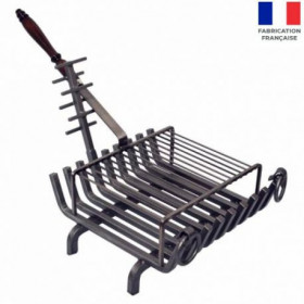 Petite grille de cheminée en fonte En vente sur 1stDibs