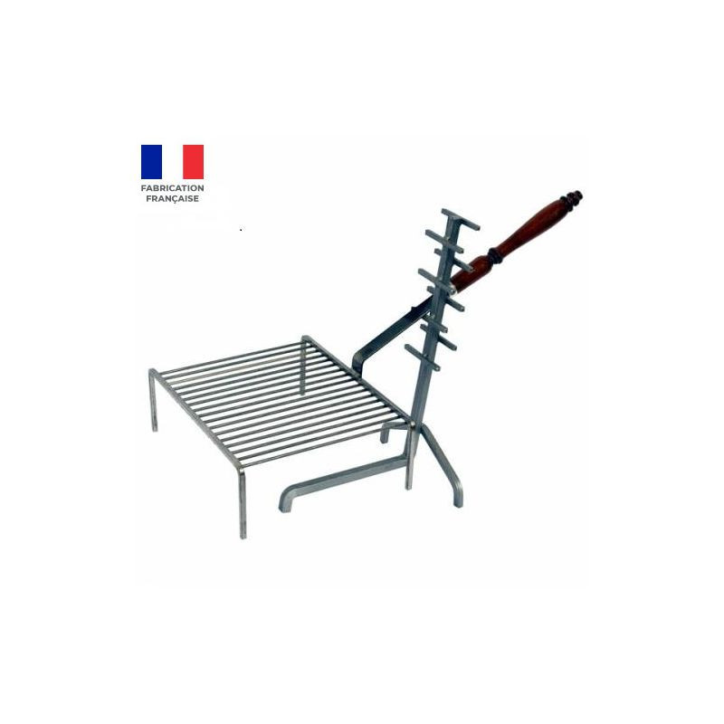 ▷ Grille barbecue ronde diamètre 80cm au meilleur prix - Grille pour  barbecue