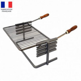 Support et grille Luxy pour cheminée ou barbecue