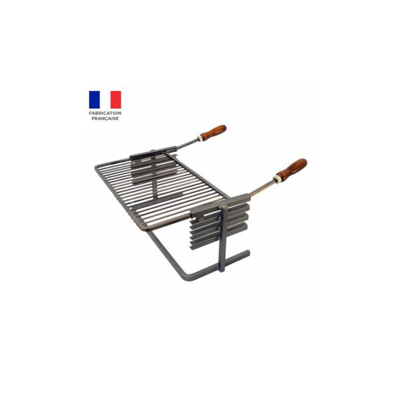 Support et grille Luxy pour cheminée ou barbecue