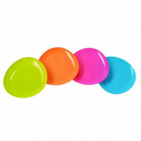 Assiettes en plastique - 23 cm (lot de 4)