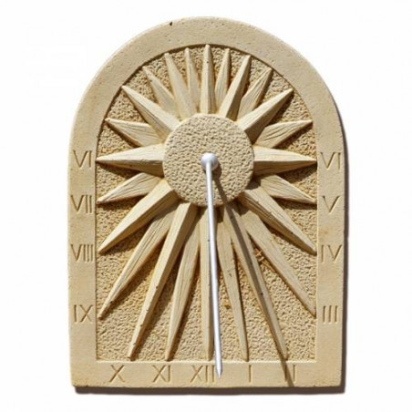 Cadran solaire motif Provençal pierre naturelle 35cmx35cm au meilleur prix - Cadrans solaires Cadran solaire motif Provençal pierre naturelle 35cmx35cm au meilleur prix - Cadrans solaires