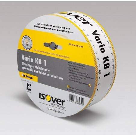Isover Klebeband Vario KB1 60 Mm X 40 M Für Isover Dampfbremse