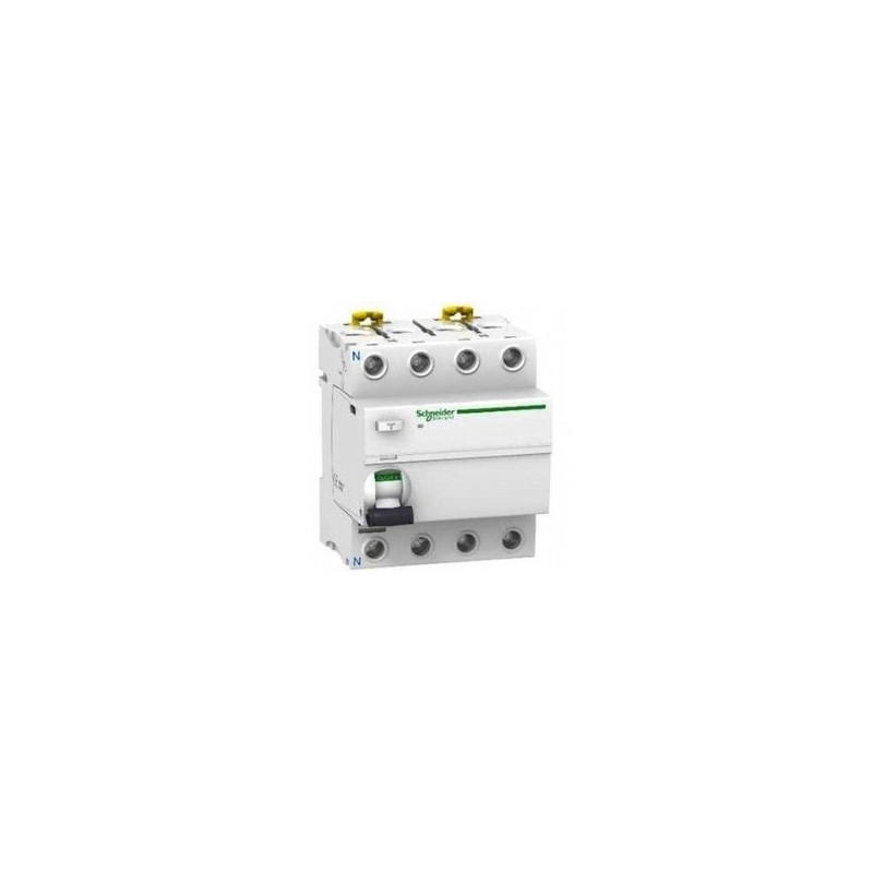 Acti9, iID interrupteur différentiel 4P 25A 30mA type AC Acti9, iID interrupteur différentiel 4P 25A 30mA type AC