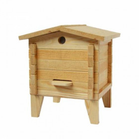 Ruche Classique 37 cm en bois 5 cadres