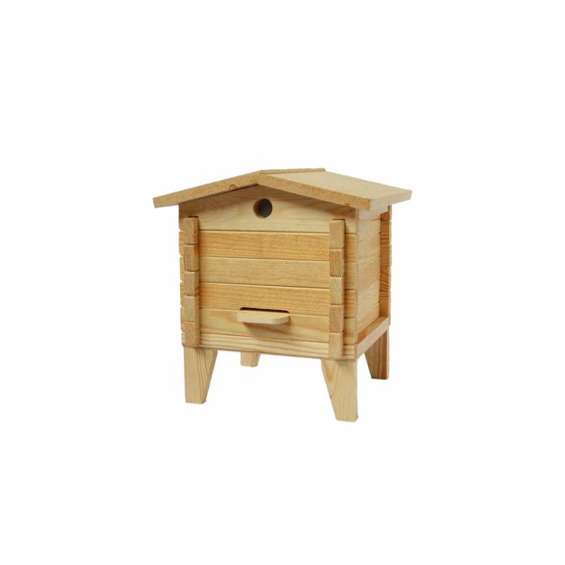 Ruche Classique 37 cm en bois 5 cadres