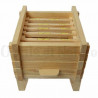 Ruche Classique 37 cm en bois 5 cadres