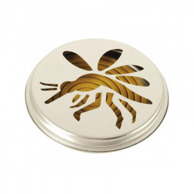 Spirale anti moustique - kit de 10 spirales parfum citronnelle + pot en métal avec motif