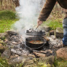 Marmite chaudron traditionnelle en fonte grand modèle 5.5 litres