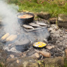Set de cuisson en fonte pour feu de bois