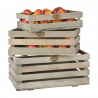 Cageots ou caisses à fruits et légumes (lot de 3)