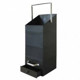 Seau à pellets et granulés de bois 18 litres avec tiroir