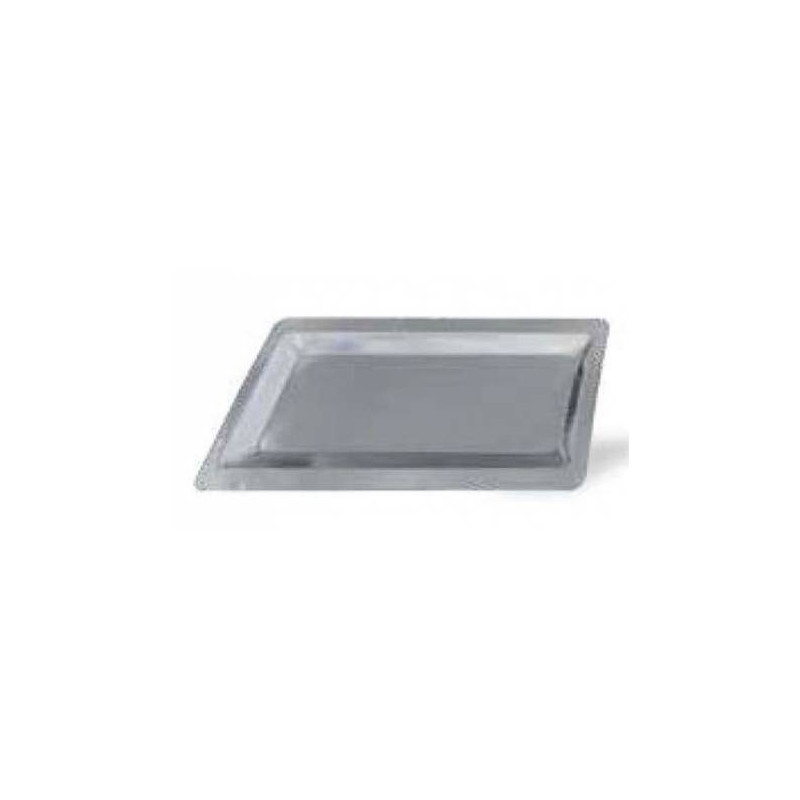 Plateau en inox brillant pour barbecue