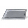 Plateau en inox brillant pour barbecue