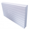 Polystyrène expansé blanc rainuré queues d’aronde | Ep. 40mm | Format 1.20x0.60 | R0.75
