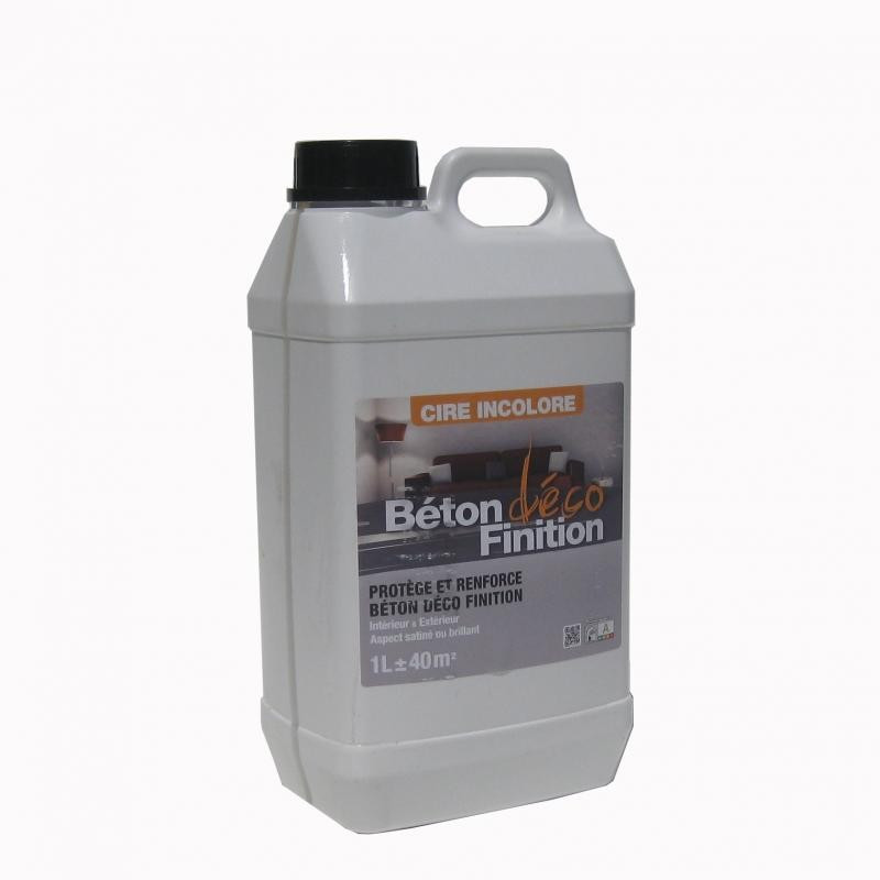 Bidon de 2L de cire incolore pour enduit béton ciré