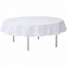 Nappe ronde en tissu non tissé 240 cm Blanc