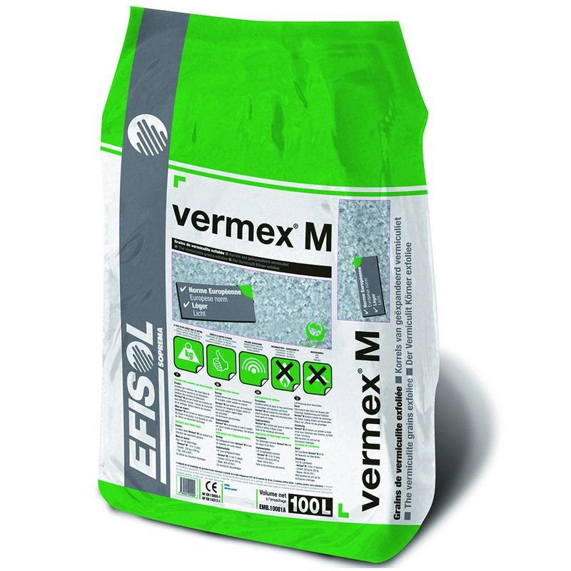 Isolant vrac VERMEX M - sac(s) de 100 L