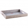 Plateau en bois gris - The signature collection -