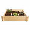 Potager un mètre carré en bois