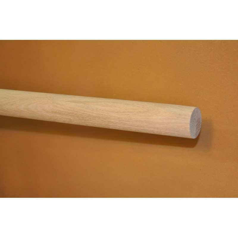 Main courante ronde en chêne lamellé collé diam. 42mm Main courante ronde en chêne lamellé collé diam. 42mm