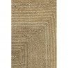 Tapis rectangulaire en jute naturelle