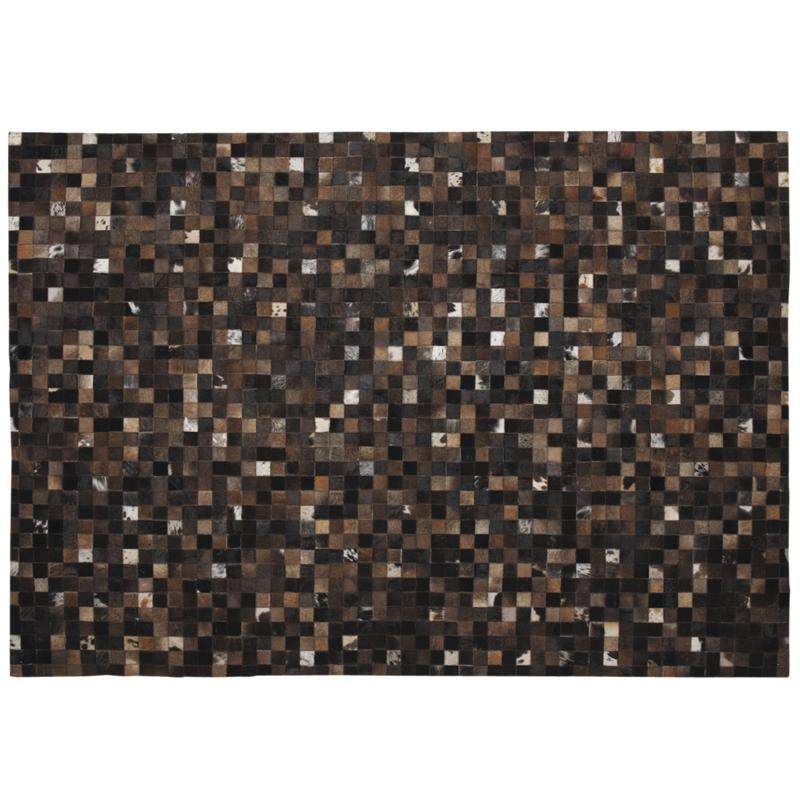 Tapis en peau de vache carrés 140 x 200cm