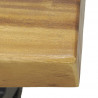 Table en bois de suar patiné 200 x 70cm