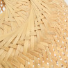 Abat-jour boule en bambou naturel
