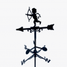 Girouette de toit style flèche modèle Cupidon avec support universel