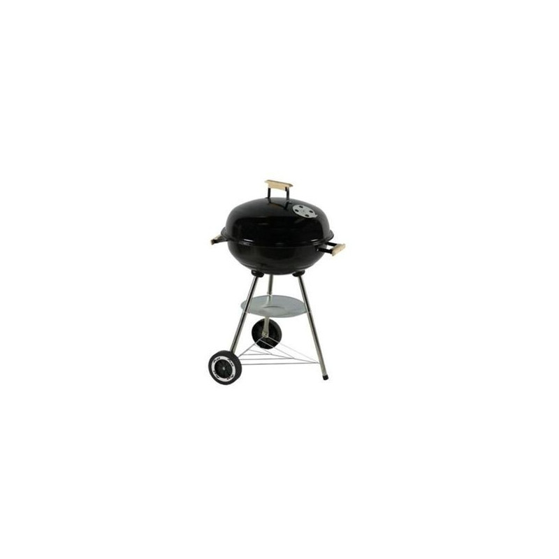 Barbecue rond mobile REGAL Acier H 72,5 cm ø 45cm