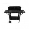 Barbecue wagon tablettes GOURMET Acier  80 x 38,5 cm - H 80 cm