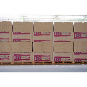 Palette complète de 8 paquets de BIOFIB TRIO - Ep.100mm 1,25x0,6m - R2,55 Acermi N° 14/130/962