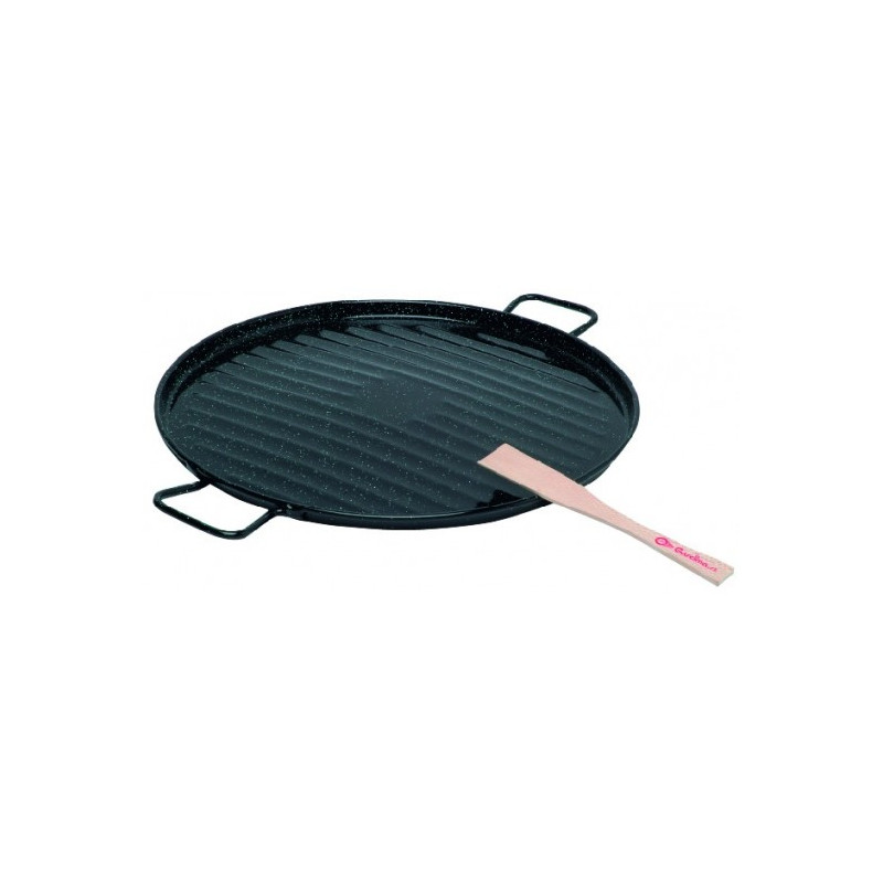 Grill Plancha ronde émaillé Ø 36cm