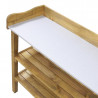 Table à rempoter 84 x 36 x 88cm Structure en pin et plateau en zinc
