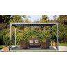 Pergola bioclimatique structure aluminium ouverturemanuelle