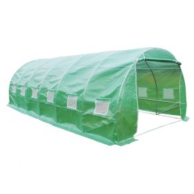 Serre jardin tunnel structure métal 3 x 6 m
