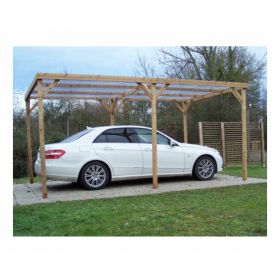 ▷ Pergola Auvent VENETO bois avec vantelles réglables / toit (10