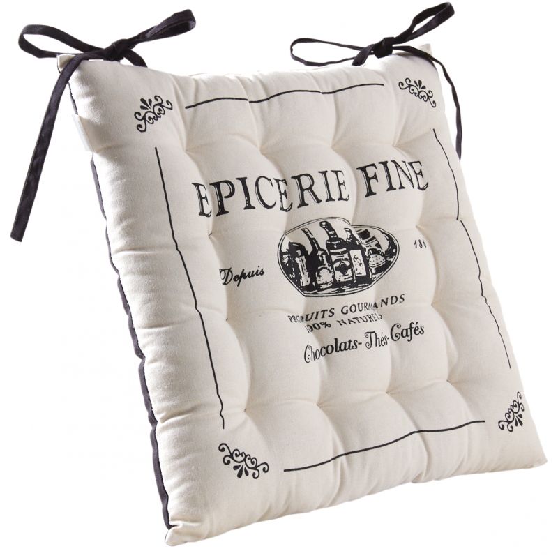 ▷ Coussin de chaise motif poules rétro au meilleur prix - Coussins