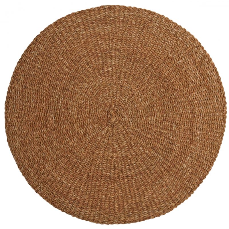 ▷ Tapis rond en jonc de mer naturel au meilleur prix - Tapis